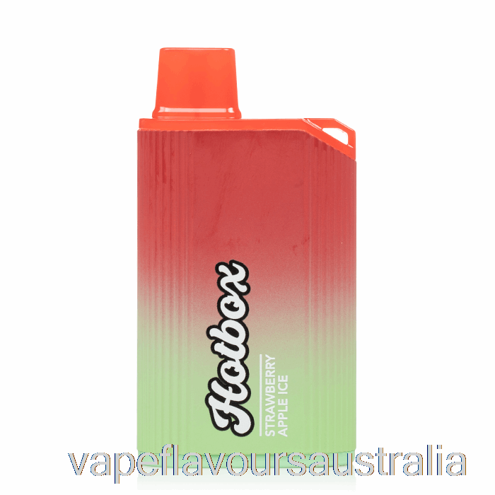 Vape Nicotine Australia Puff Brands Hotbox 7500 Disposable Strawberry Apple Ice